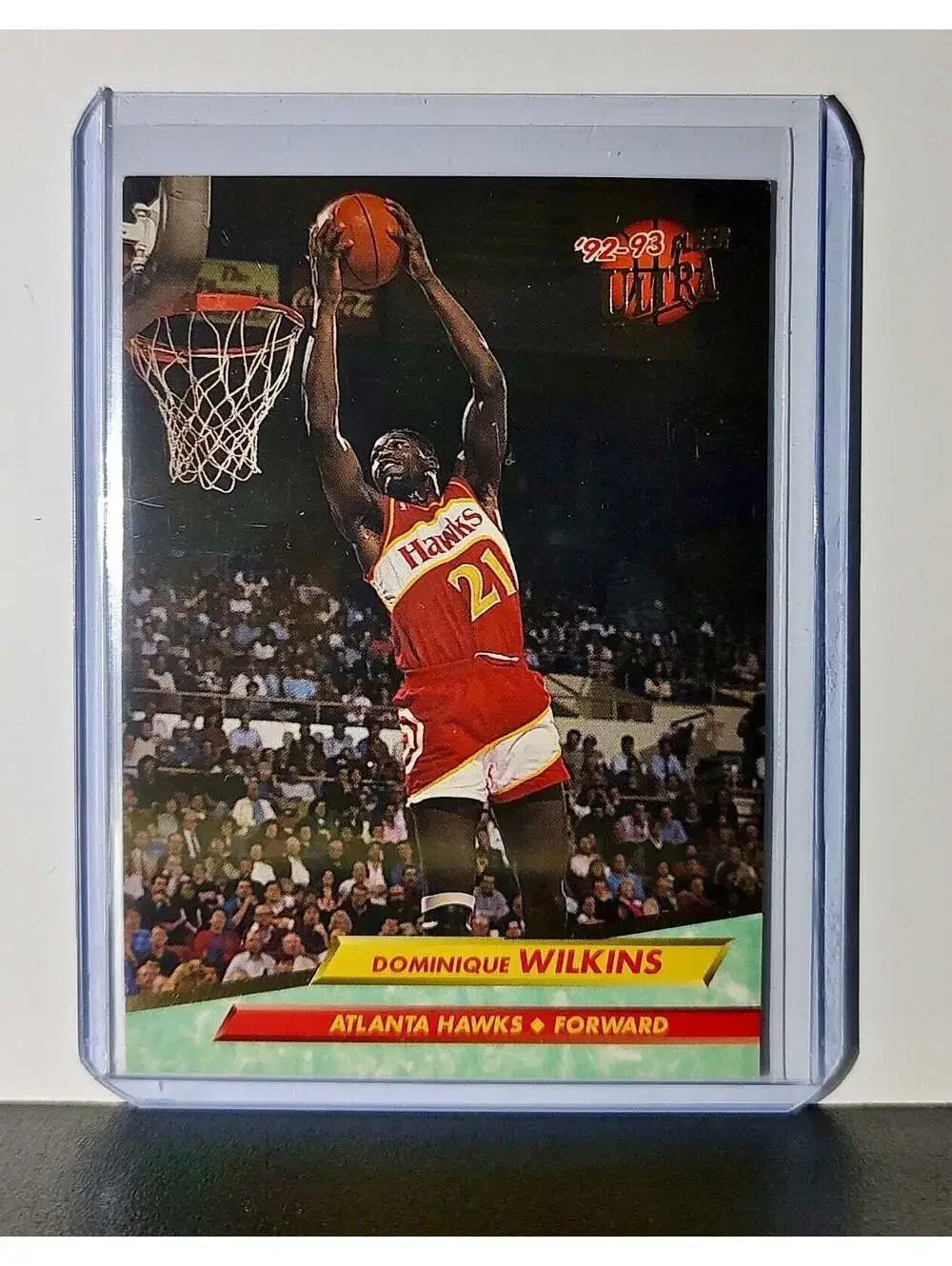 Dominique Wilkins 1992-93 Fleer Ultra NBA #6 Card Atlanta Hawks